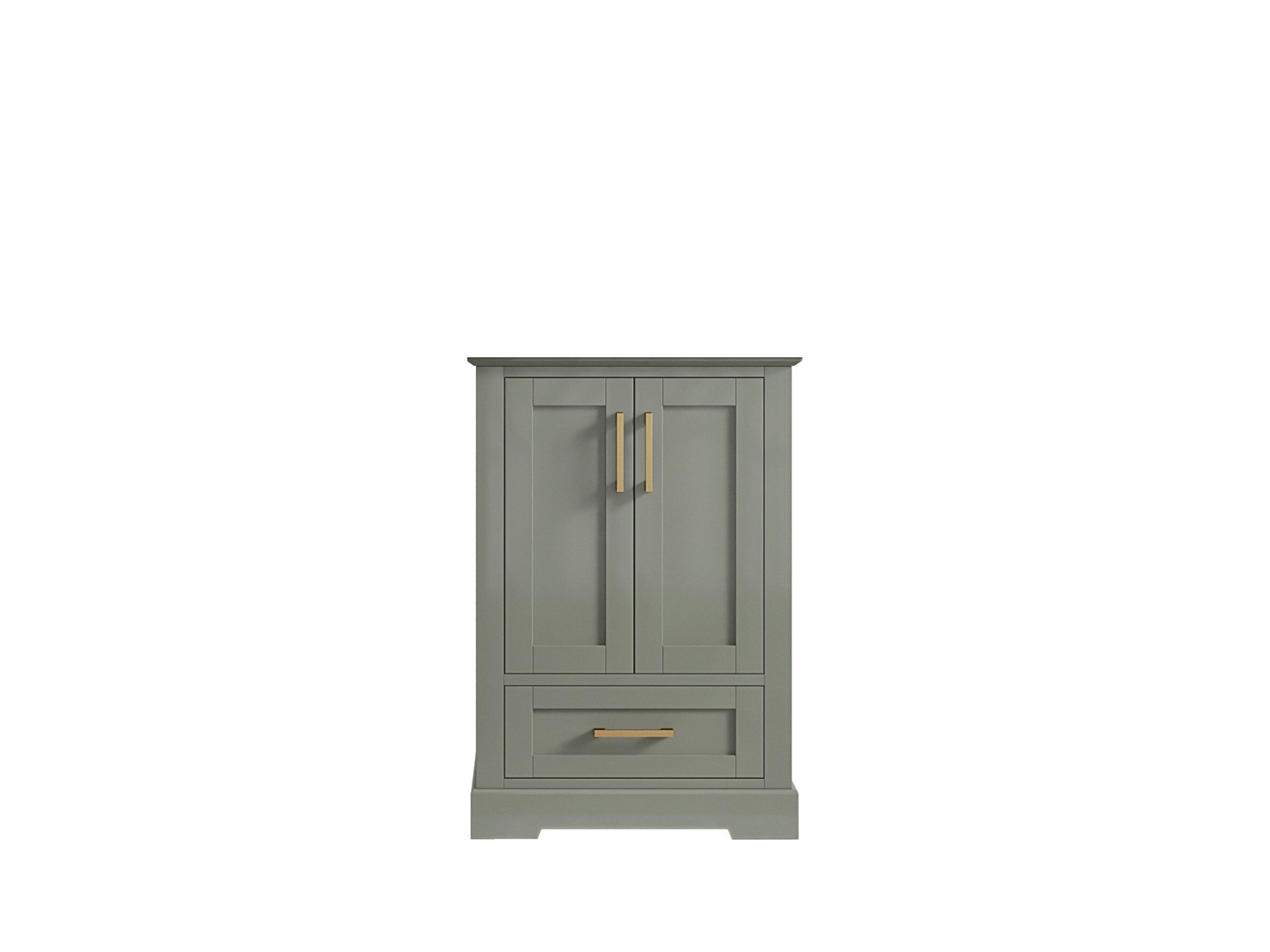 Boston 24 in. W x 22 in. D Single Sink Bathroom Vanity in Evergreen with Countertop - Cabinet Only