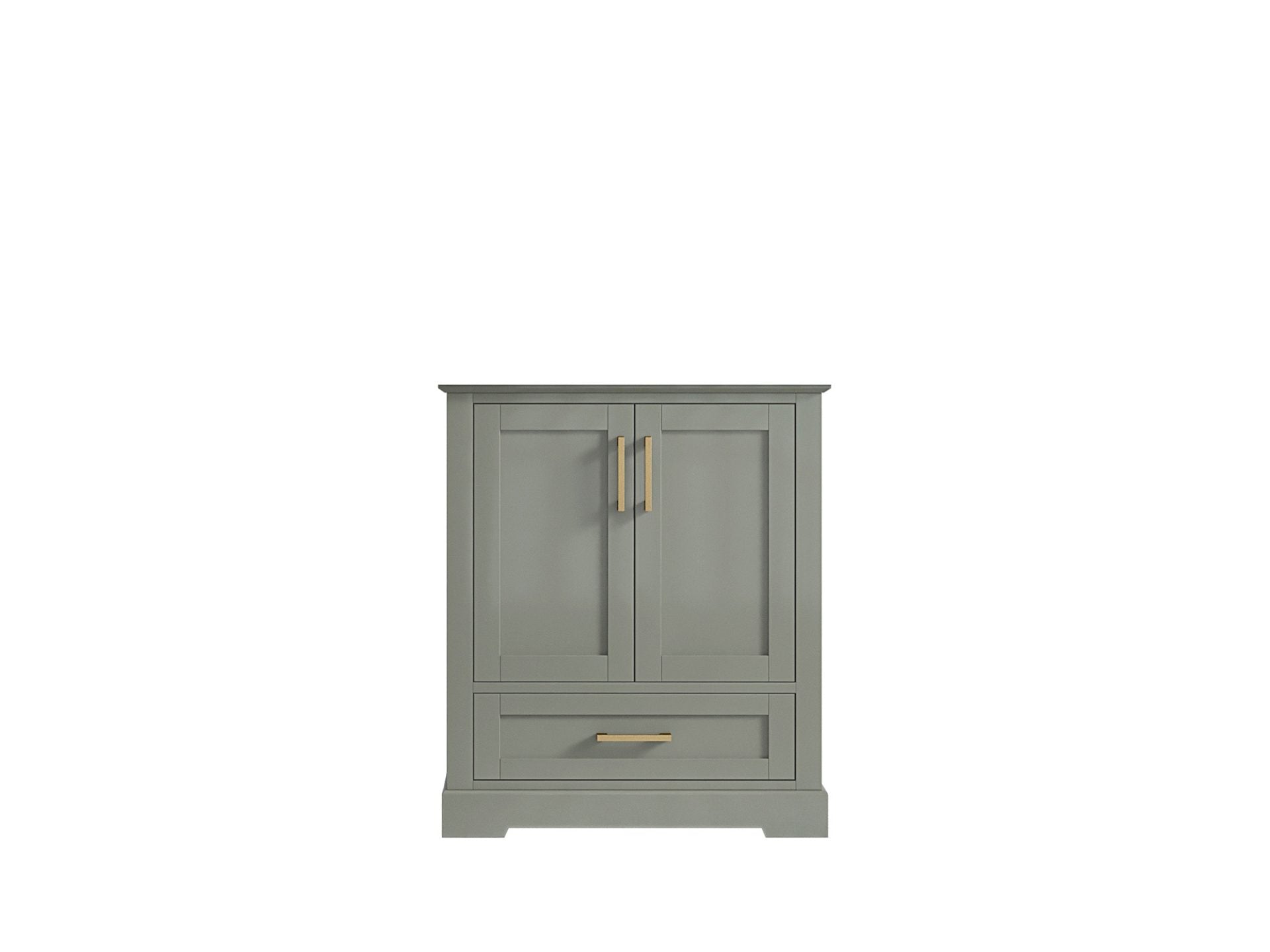 Boston 30 in. W x 22 in. D Single Sink Bathroom Vanity in Evergreen with Countertop - Cabinet Only