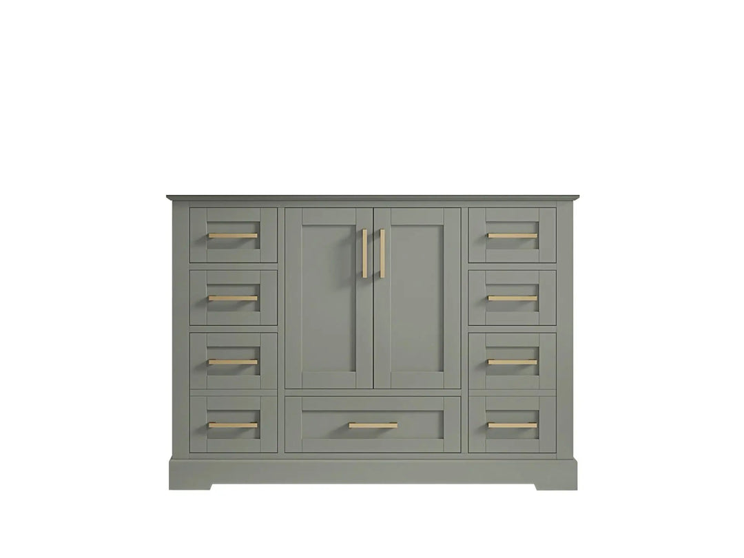 Boston 48 in. W x 22 in. D Single Sink Bathroom Vanity in Evergreen with Countertop - Cabinet Only