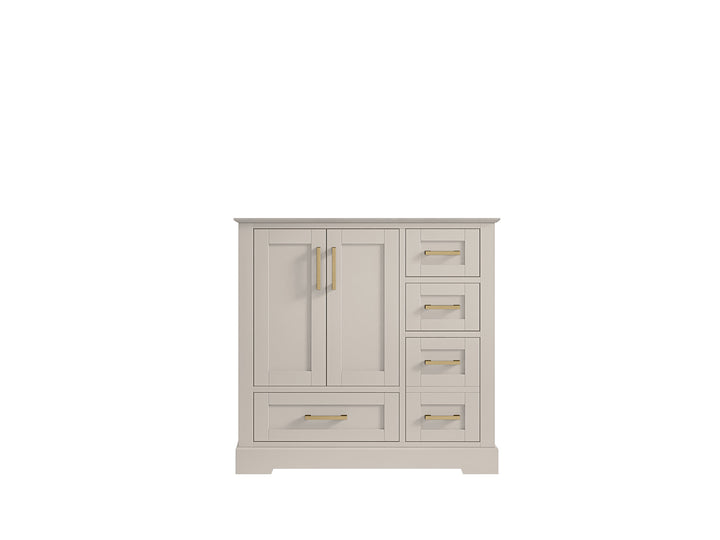 Boston 36 in. W x 22 in. D Left Offset Sink Bathroom Vanity - photo 6