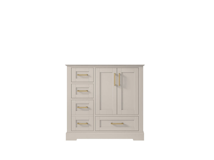Boston 36 in. W x 22 in. D Right Offset Sink Bathroom Vanity - photo 6