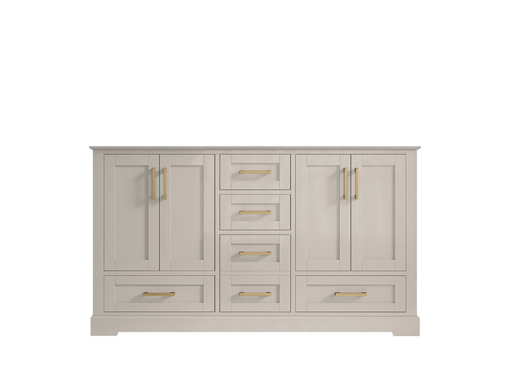 Boston 60 in. W x 22 in. D Double Sink Bathroom Vanity - photo 6