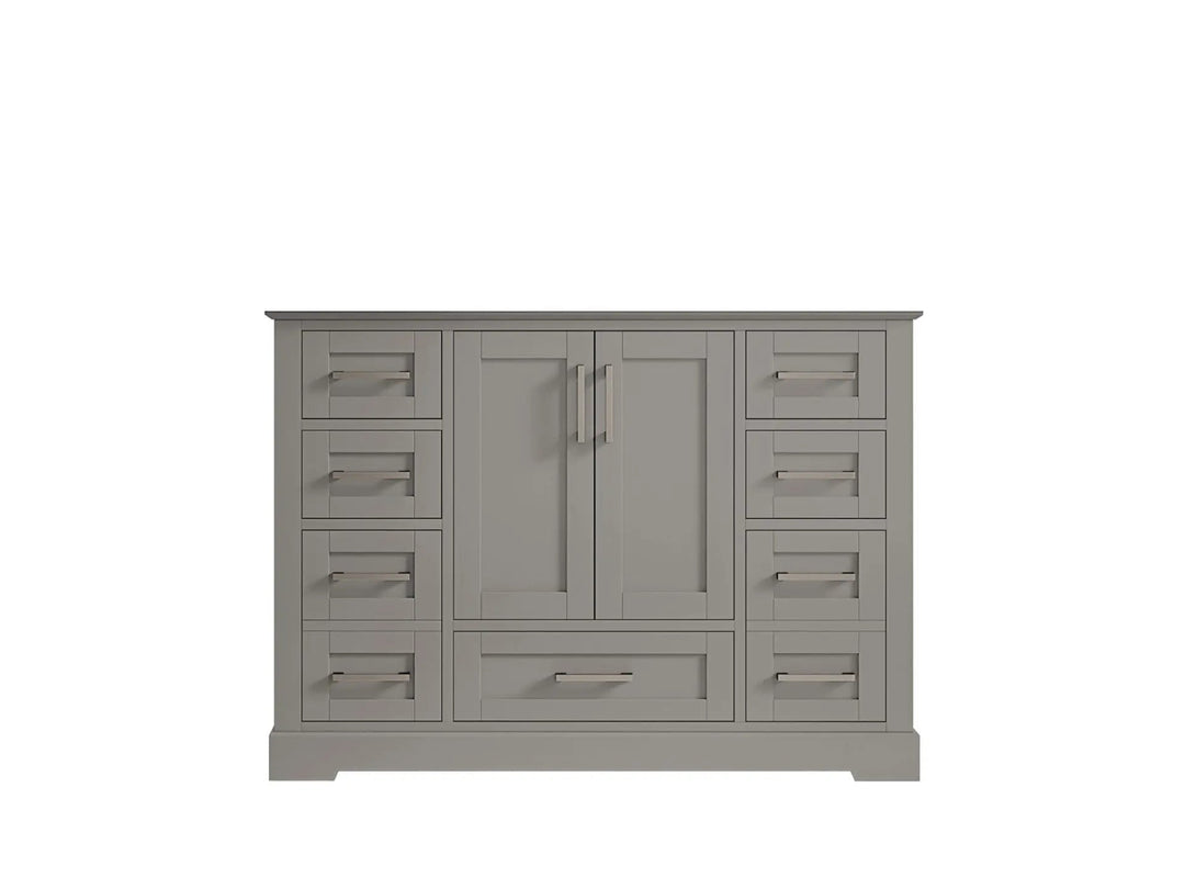Boston 48 in. W x 22 in. D Single Sink Bathroom Vanity in Fine Grain with Countertop - Cabinet Only