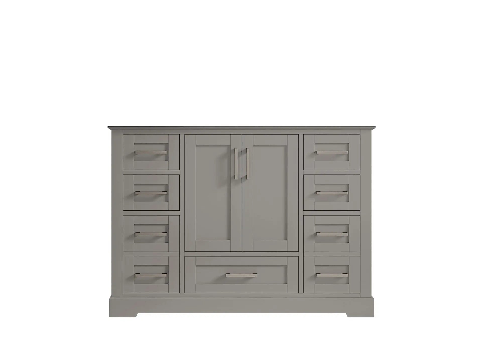 Boston 48 in. W x 22 in. D Single Sink Bathroom Vanity in Fine Grain with Countertop - Cabinet Only