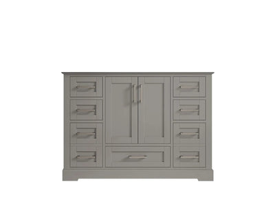 Boston 48 in. W x 22 in. D Single Sink Bathroom Vanity in Fine Grain with Countertop - Cabinet Only