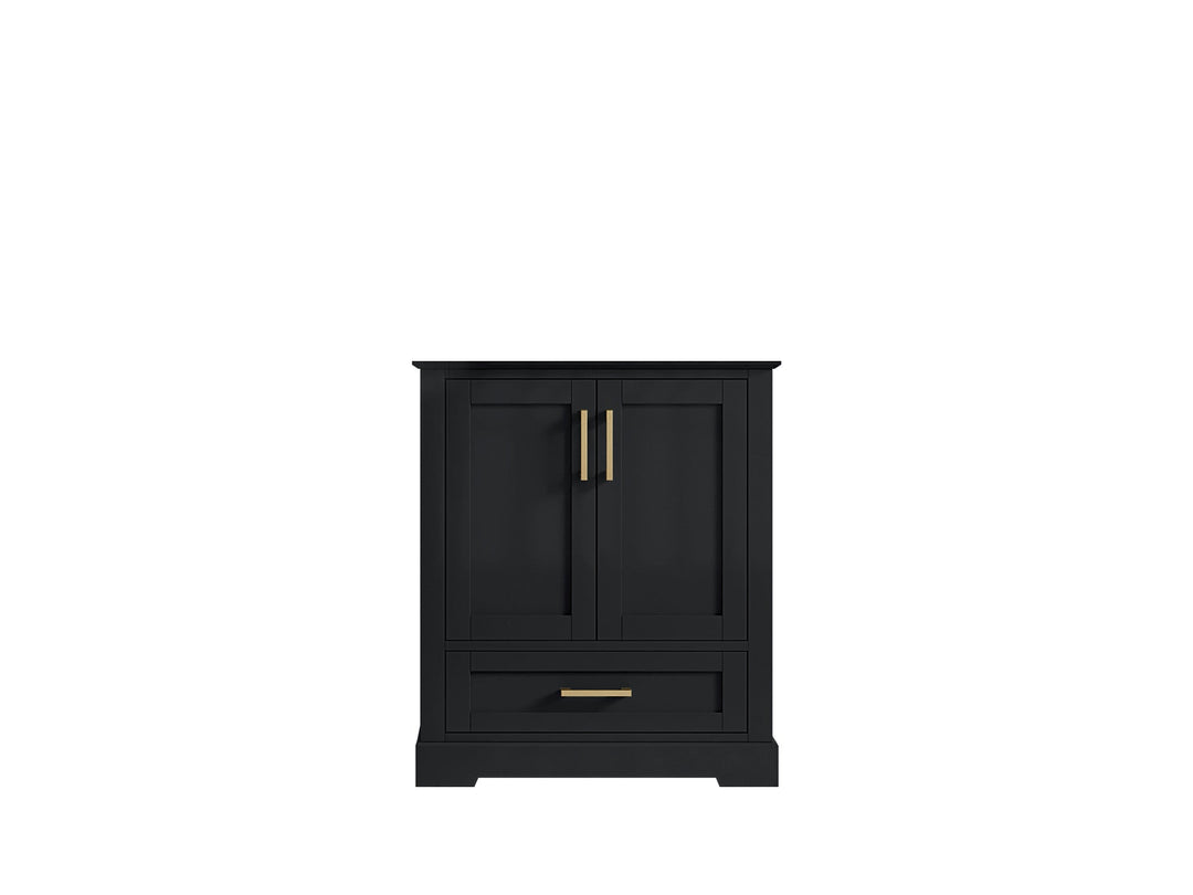 Boston 30 in. W x 22 in. D Single Sink Bathroom Vanity in Wrought Iron with Countertop - Cabinet Only