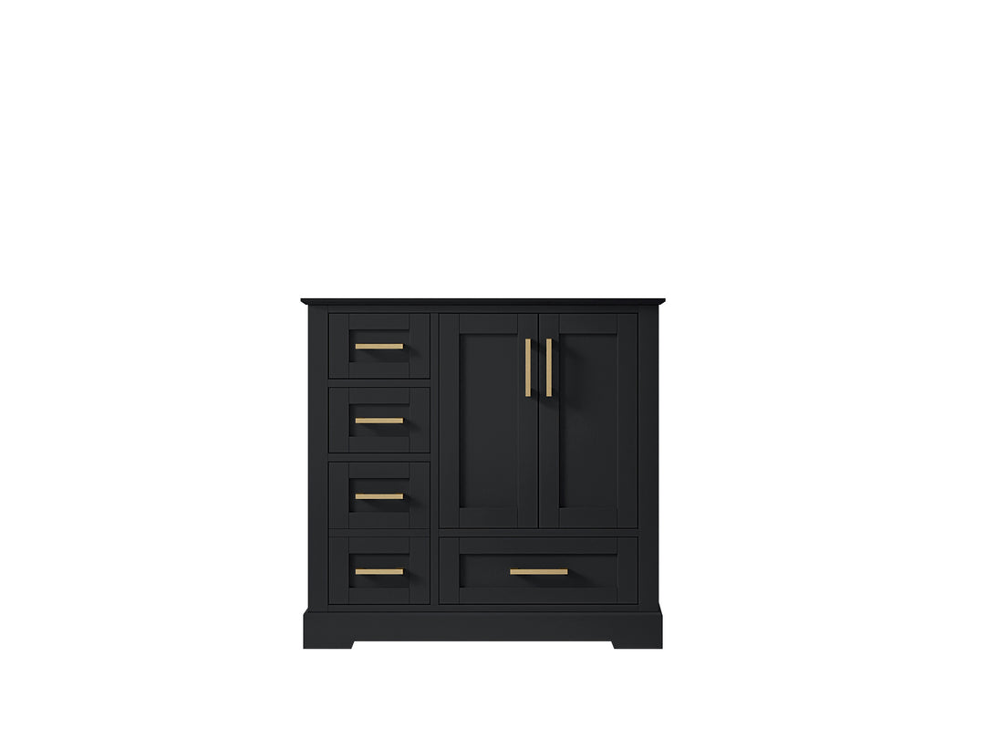 Boston 36" W x 22" D Center Sink Vanity for Modern Bathroom Spaces