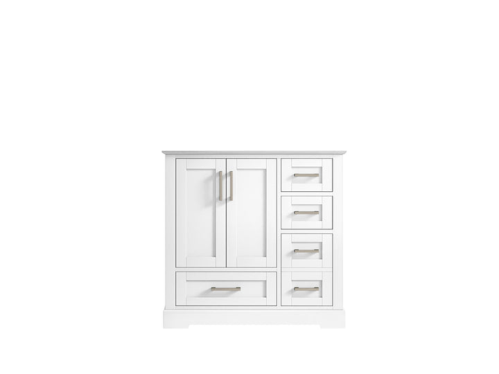 Boston 36 in. W x 22 in. D Center Sink Bathroom Vanity - photo 49