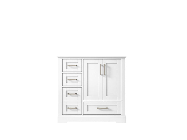 Boston 36 in. W x 22 in. D Right Offset Sink Bathroom Vanity - photo 6