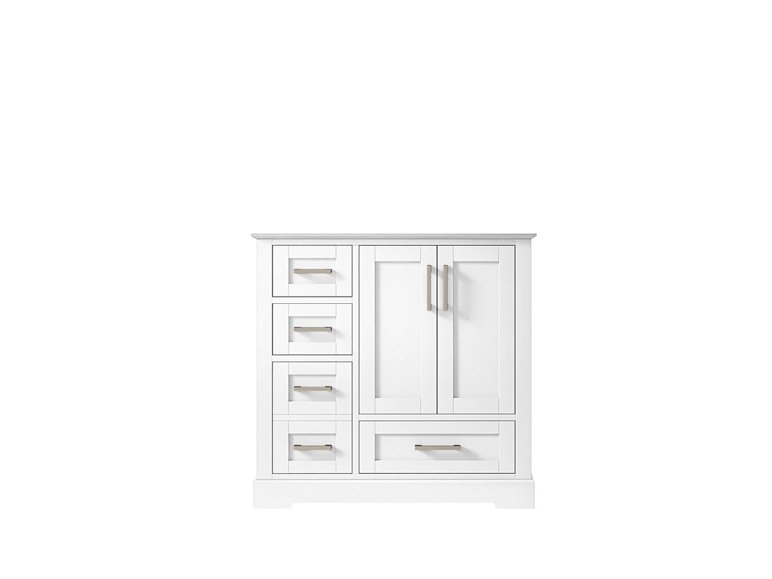 Boston 36" W x 22" D Center Sink Vanity for Modern Bathroom Spaces
