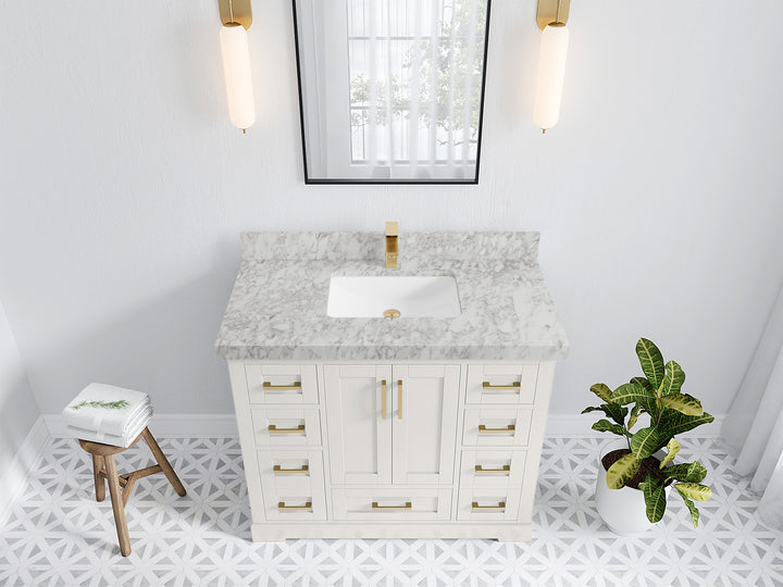 Boston 42 in. W x 22 in. D Single Sink Bathroom Vanity - photo 12