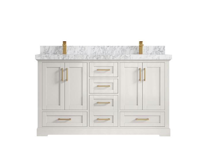 Boston 60 in. W x 22 in. D Double Sink Bathroom Vanity - photo 13