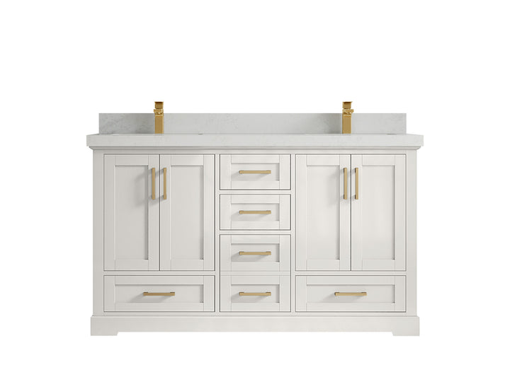 Boston 60 in. W x 22 in. D Double Sink Bathroom Vanity - photo 15
