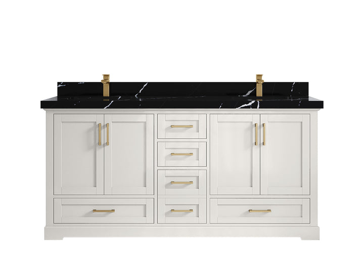 Boston 72 in. W x 22 in. D Double Sink Bathroom Vanity - photo 17