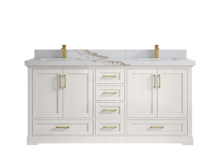 Boston 72 in. W x 22 in. D Double Sink Bathroom Vanity - photo 19