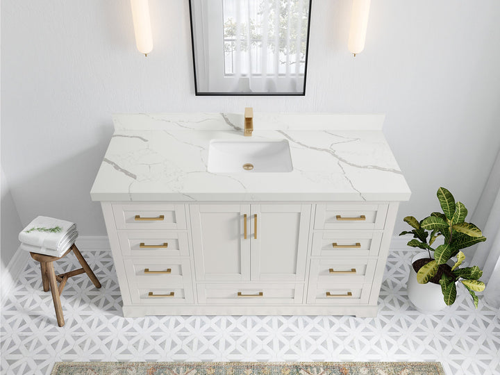 Boston 60 in. W x 22 in. D Single Sink Bathroom Vanity - photo 20