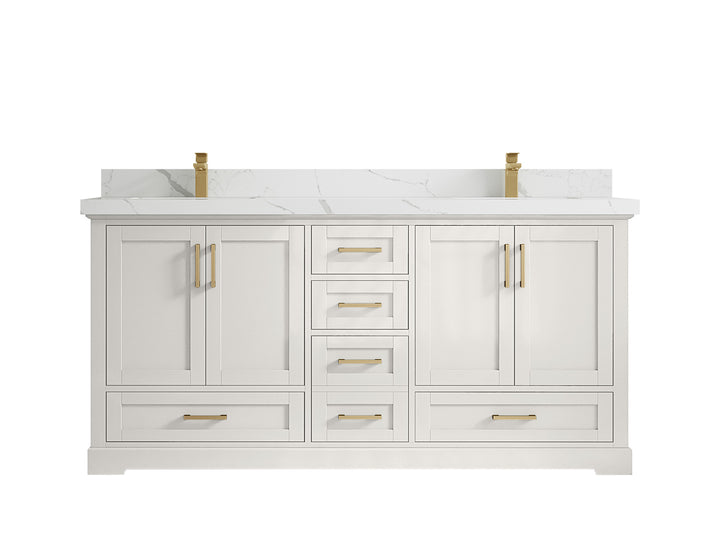 Boston 72 in. W x 22 in. D Double Sink Bathroom Vanity - photo 21