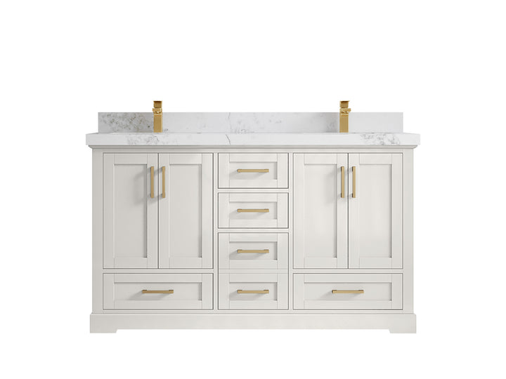 Boston 60 in. W x 22 in. D Double Sink Bathroom Vanity - photo 23