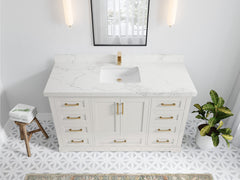 Boston 60 in. W x 22 in. D Single Sink Bathroom Vanity - photo 22