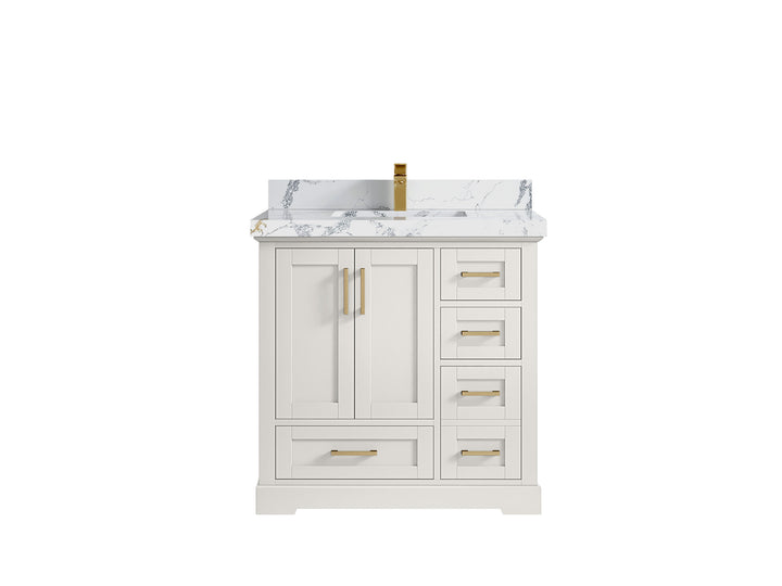 Boston 36 in. W x 22 in. D Center Sink Bathroom Vanity - photo 24