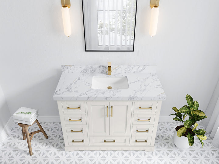Boston 48 in. W x 22 in. D Single Sink Bathroom Vanity - photo 24