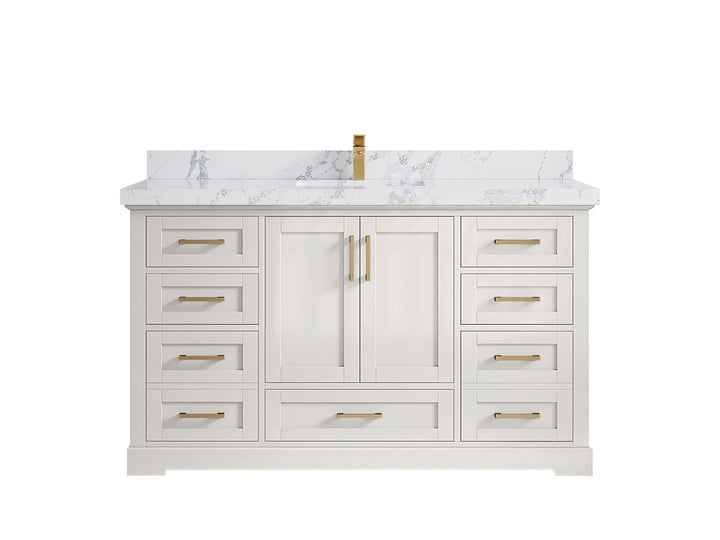 Boston 60 in. W x 22 in. D Single Sink Bathroom Vanity - photo 25