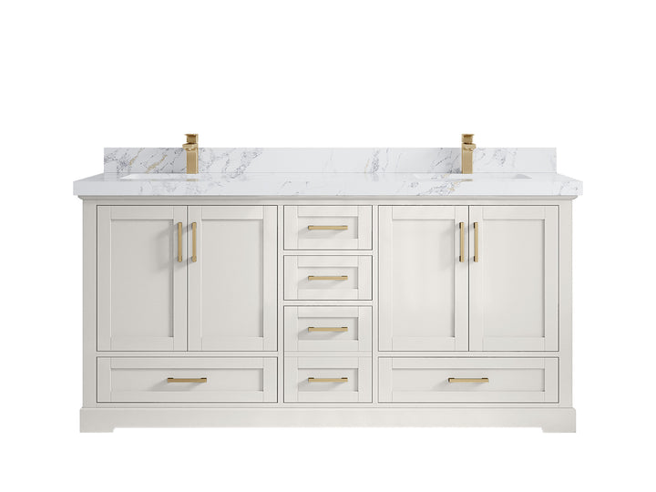 Boston 72 in. W x 22 in. D Double Sink Bathroom Vanity - photo 25