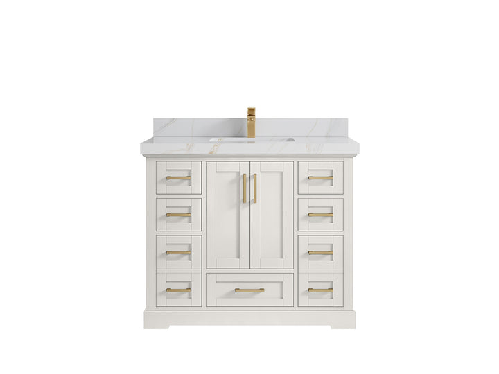 Boston 42 in. W x 22 in. D Single Sink Bathroom Vanity - photo 27