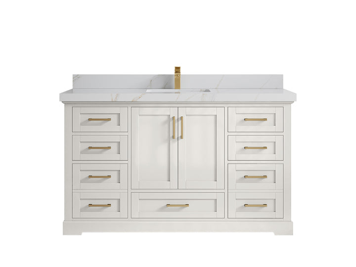 Boston 60 in. W x 22 in. D Single Sink Bathroom Vanity - photo 27