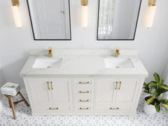 Boston 72 in. W x 22 in. D Double Sink Bathroom Vanity - photo 26