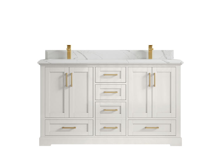 Boston 60 in. W x 22 in. D Double Sink Bathroom Vanity - photo 45