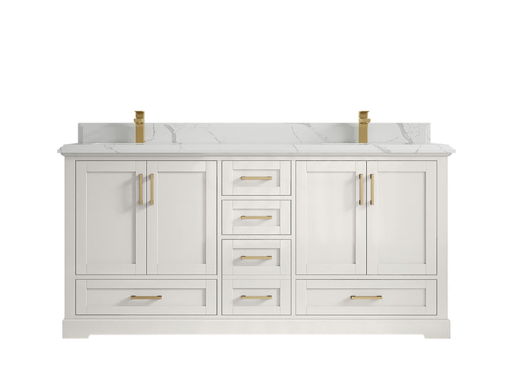 Boston 72 in. W x 22 in. D Double Sink Bathroom Vanity - photo 45