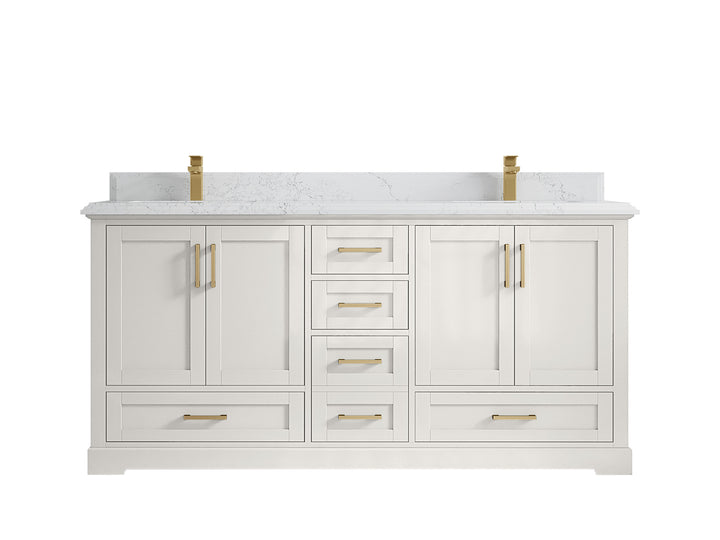 Boston 72 in. W x 22 in. D Double Sink Bathroom Vanity - photo 47