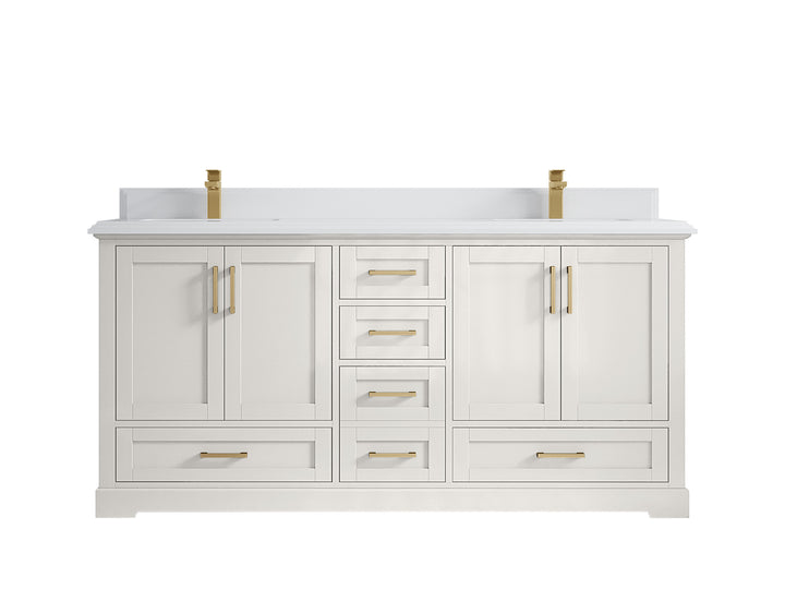 Boston 72 in. W x 22 in. D Double Sink Bathroom Vanity - photo 49