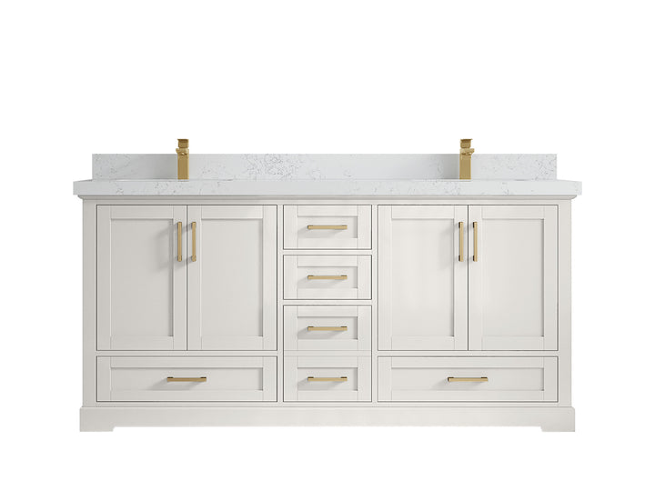 Boston 72 in. W x 22 in. D Double Sink Bathroom Vanity - photo 29