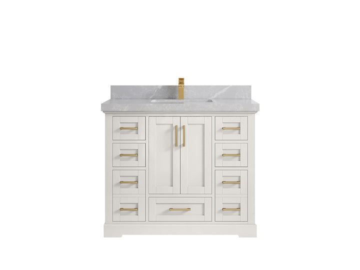 Boston 42 in. W x 22 in. D Single Sink Bathroom Vanity - photo 31