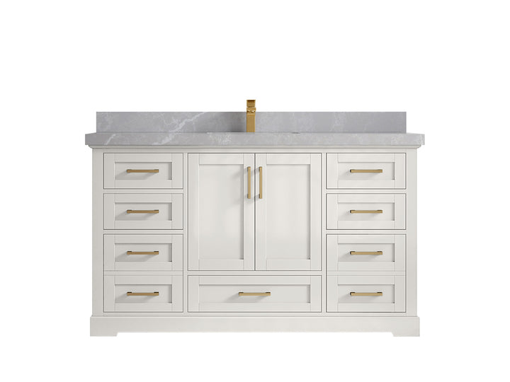 Boston 60 in. W x 22 in. D Single Sink Bathroom Vanity - photo 31