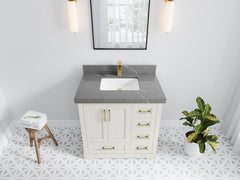 Boston 36 in. W x 22 in. D Center Sink Bathroom Vanity - photo 31