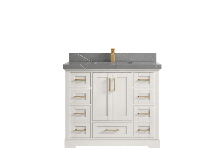 Boston 42 in. W x 22 in. D Single Sink Bathroom Vanity - photo 33