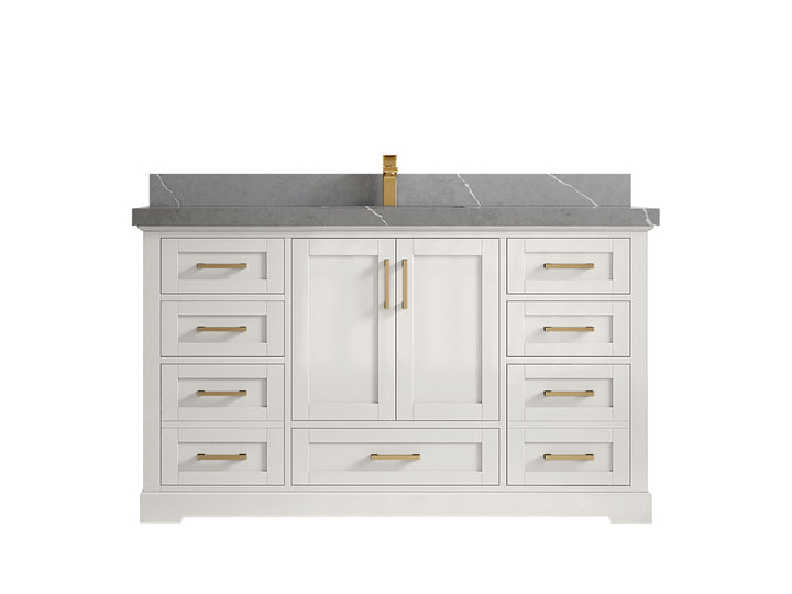 Boston 60 in. W x 22 in. D Single Sink Bathroom Vanity - photo 33
