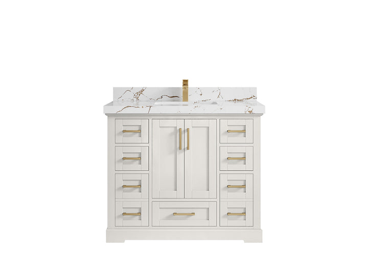 Boston 42 in. W x 22 in. D Single Sink Bathroom Vanity - photo 35