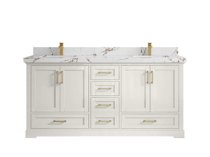 Boston 72 in. W x 22 in. D Double Sink Bathroom Vanity - photo 35