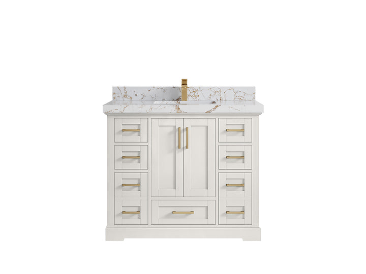 Boston 42 in. W x 22 in. D Single Sink Bathroom Vanity - photo 37