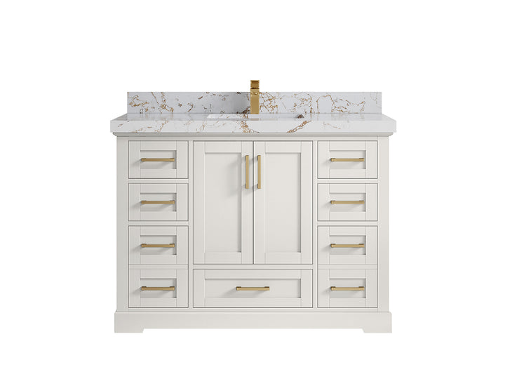 Boston 48 in. W x 22 in. D Single Sink Bathroom Vanity - photo 37