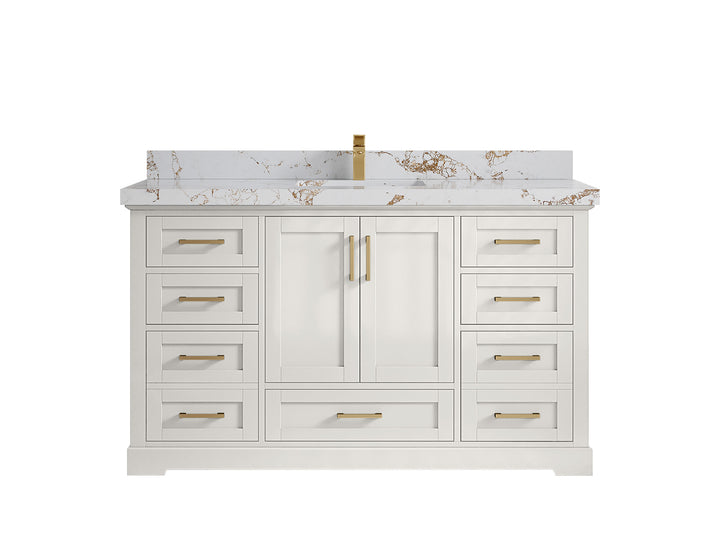 Boston 60 in. W x 22 in. D Single Sink Bathroom Vanity - photo 37