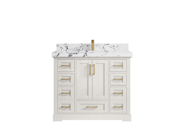 Boston 42 in. W x 22 in. D Single Sink Bathroom Vanity - photo 39