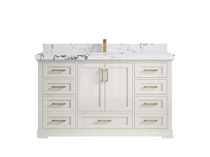 Boston 60 in. W x 22 in. D Single Sink Bathroom Vanity - photo 39