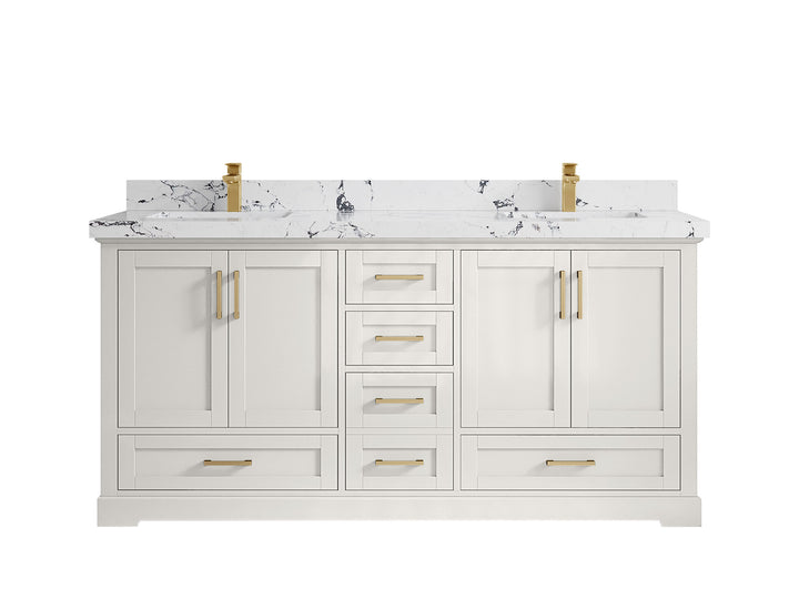 Boston 72 in. W x 22 in. D Double Sink Bathroom Vanity - photo 39