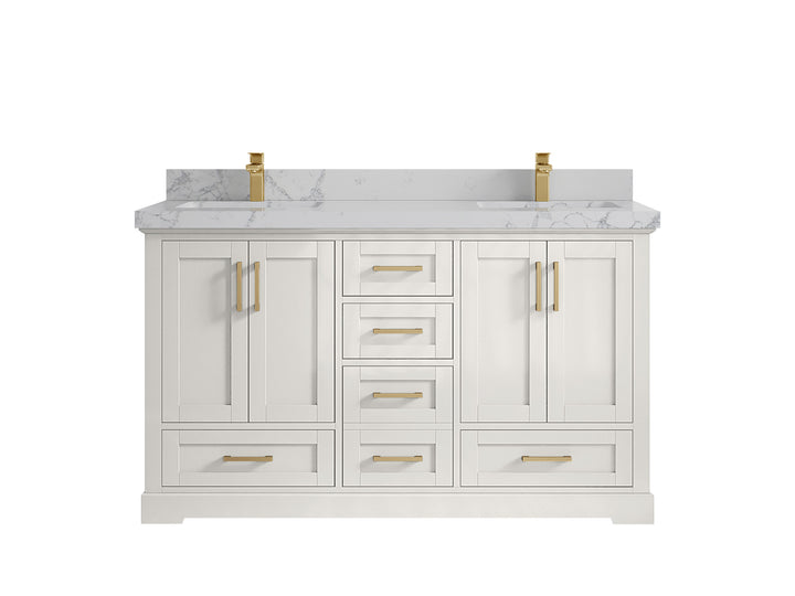 Boston 60 in. W x 22 in. D Double Sink Bathroom Vanity - photo 41