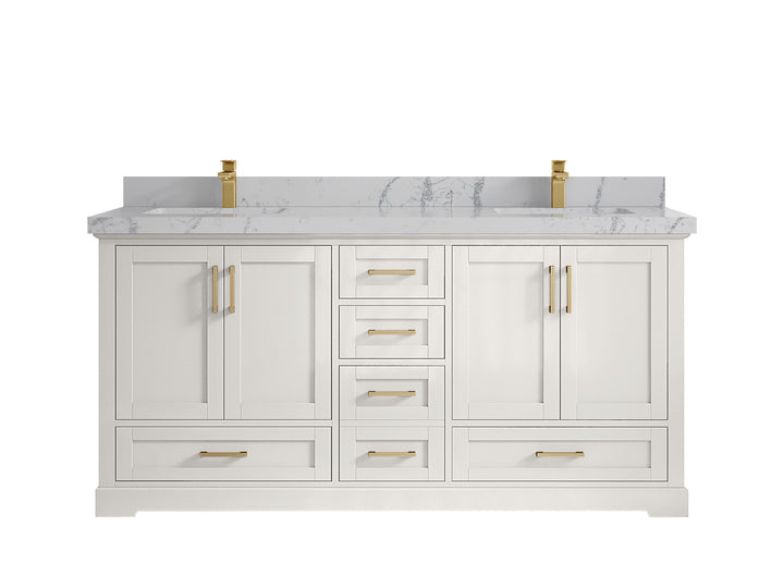 Boston 72 in. W x 22 in. D Double Sink Bathroom Vanity - photo 41